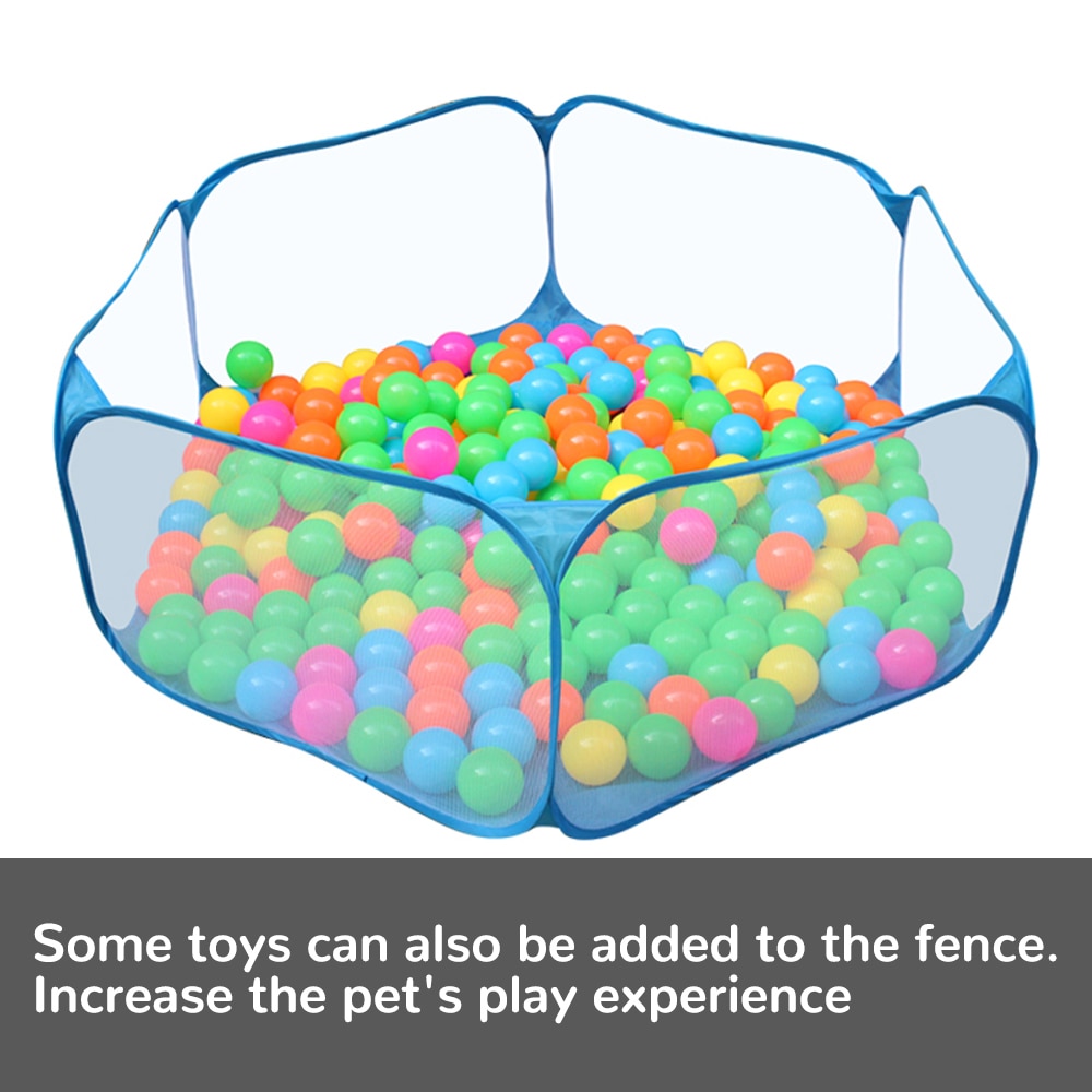 Pet Playpen Portable Pop Open Indoor / Outdoor Small Animal Cage Game Playground Fence for Hamster And Guinea- Pigs