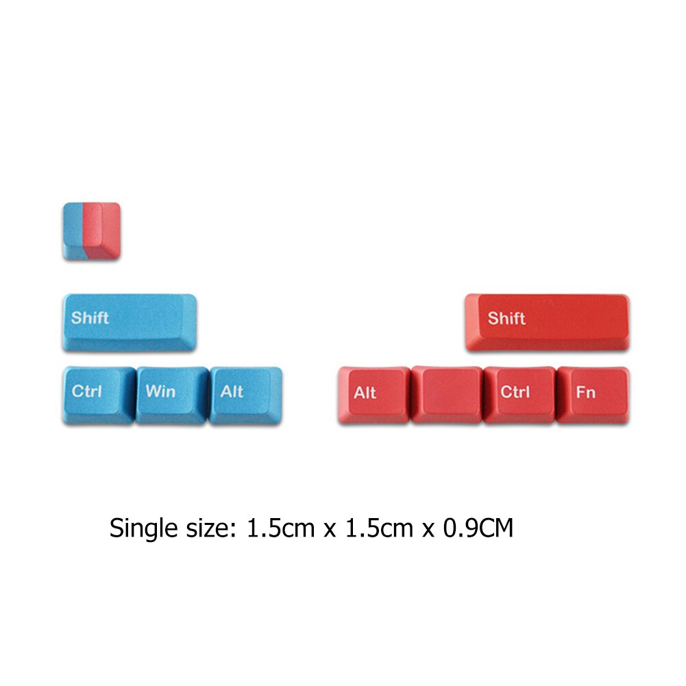 10pcs Gaming Key Caps Pad Keyboard KeyCaps Mechanical Keyboard CMYK Key Cap for Cherry/Kailh Replace Modifier: NS Console Version