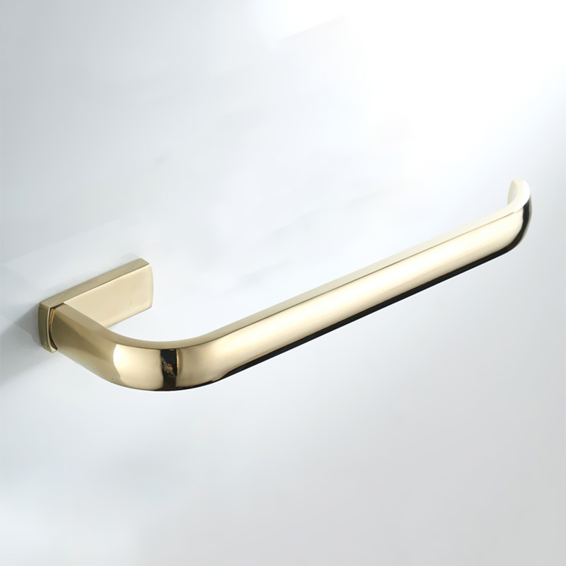 Porte-serviettes mural en laiton doré, ensemble de matériel de salle de bains, crochets de manteau muraux, barre de serviette, porte-rouleau WC, porte-papier de cuisine, porte-serviettes