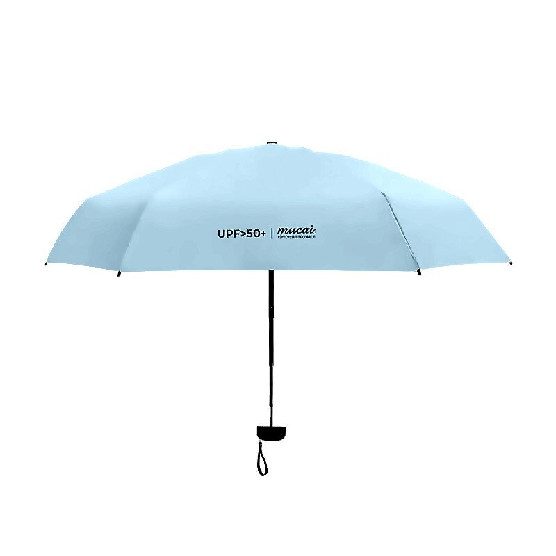 17.5cm mini ultralette uv lille paraplylomme femdobbelt paraplyregn og solrig foldelomme paraply til mænd og kvinder