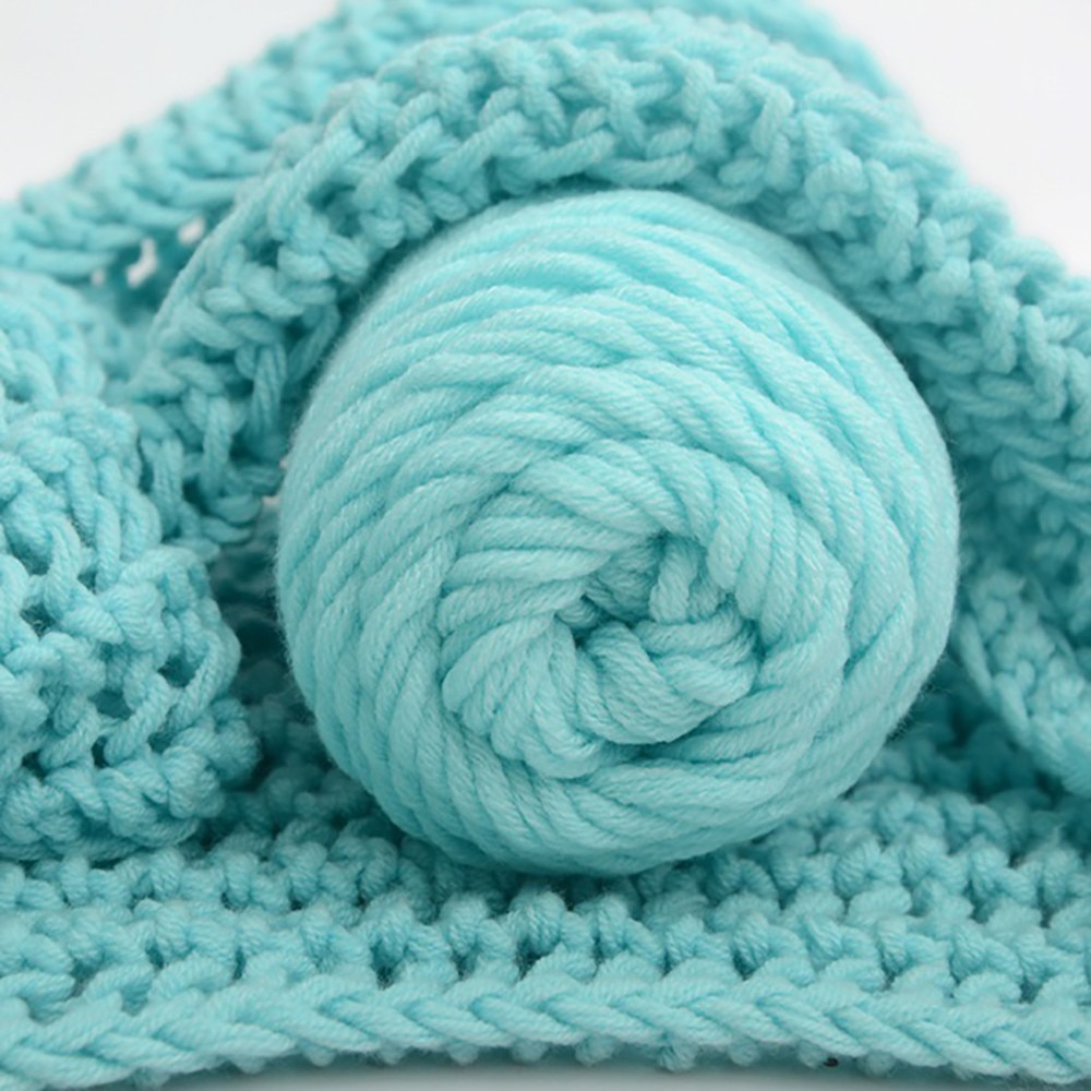 Beste katoen 100g Chunky Wol Roving Sjaal Gebreide Wollen Garen Dikte Warme Muts Huishoudelijke Wol Kasjmier Breigaren Bal sjaal #3