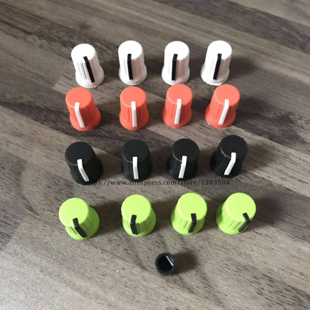 16PCS /LOT Colorful Rotary Knob NI For Traktor Kontrol Z1 Z2 S2 S4 S5 S8 DJ Controller Mixer