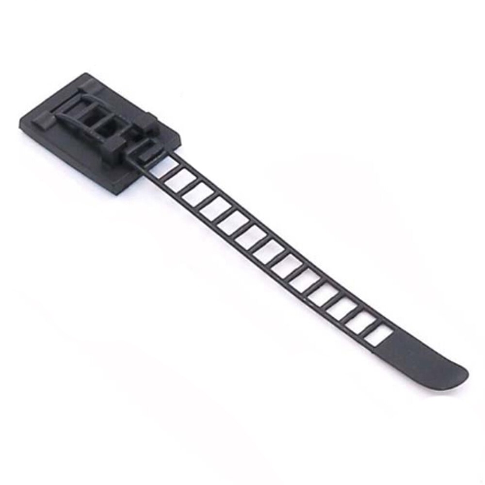 Clamp Cable Clamps (200 Per Pack) Adjustable Self-Adhesive Nylon Cable Clamp Multi-Purpose Cable Clamp For Wire Management: Default Title