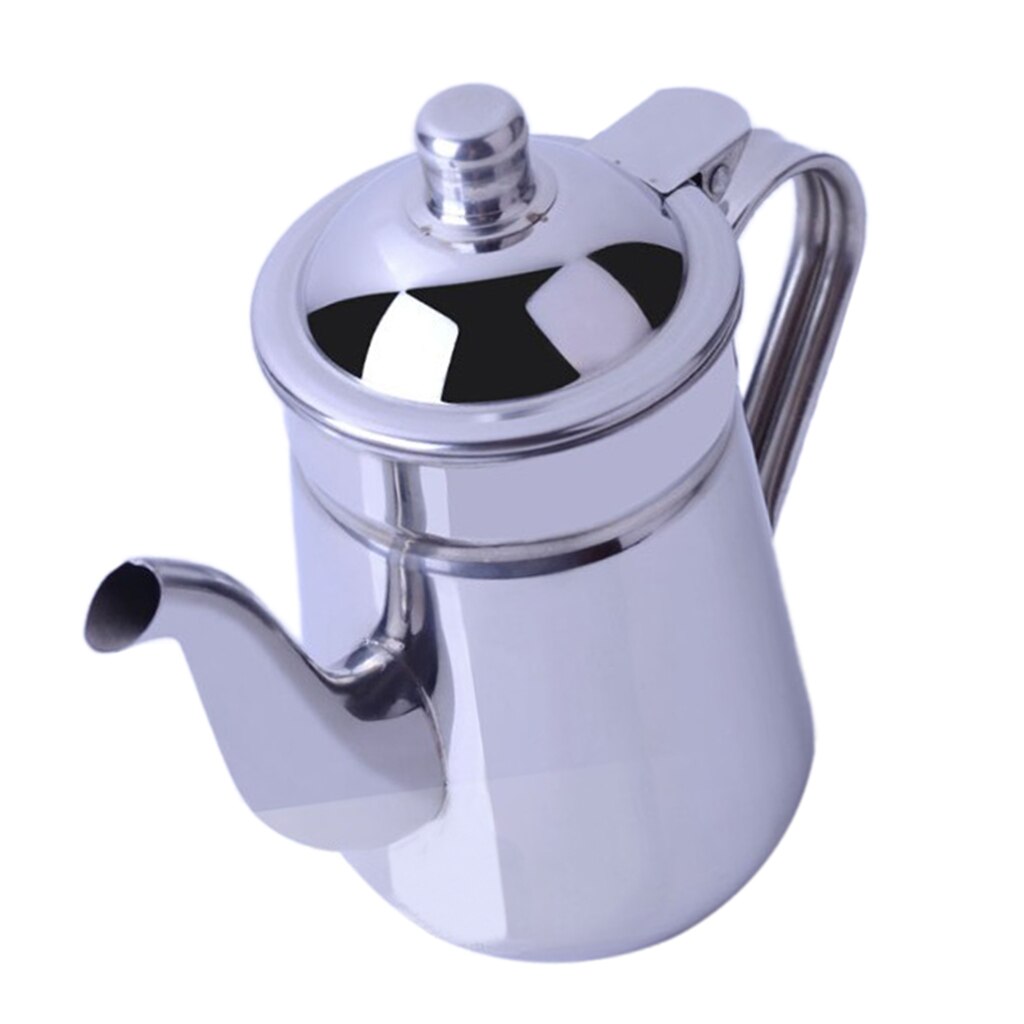 1.6 L Stainless Steel Gooseneck Kettle Drip Kettle Coffee Pot with Long Mouth