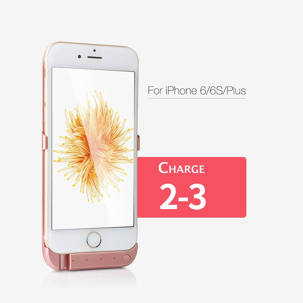 Draagbare Batterij Oplader Case Voor Iphone 6 6 Plus 5000/8000Mah Backup Power Bank Voor Iphone 6 6 4s Externe Batterij Powerbank Case