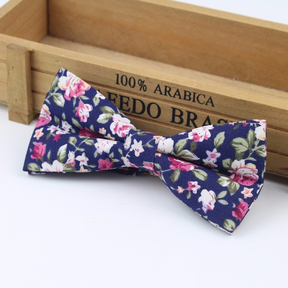 Stil butterfly herre smoking bomuld farverig sommerfugl blomster rose paisley bowties bryllup fest afslappet cravat butterfly