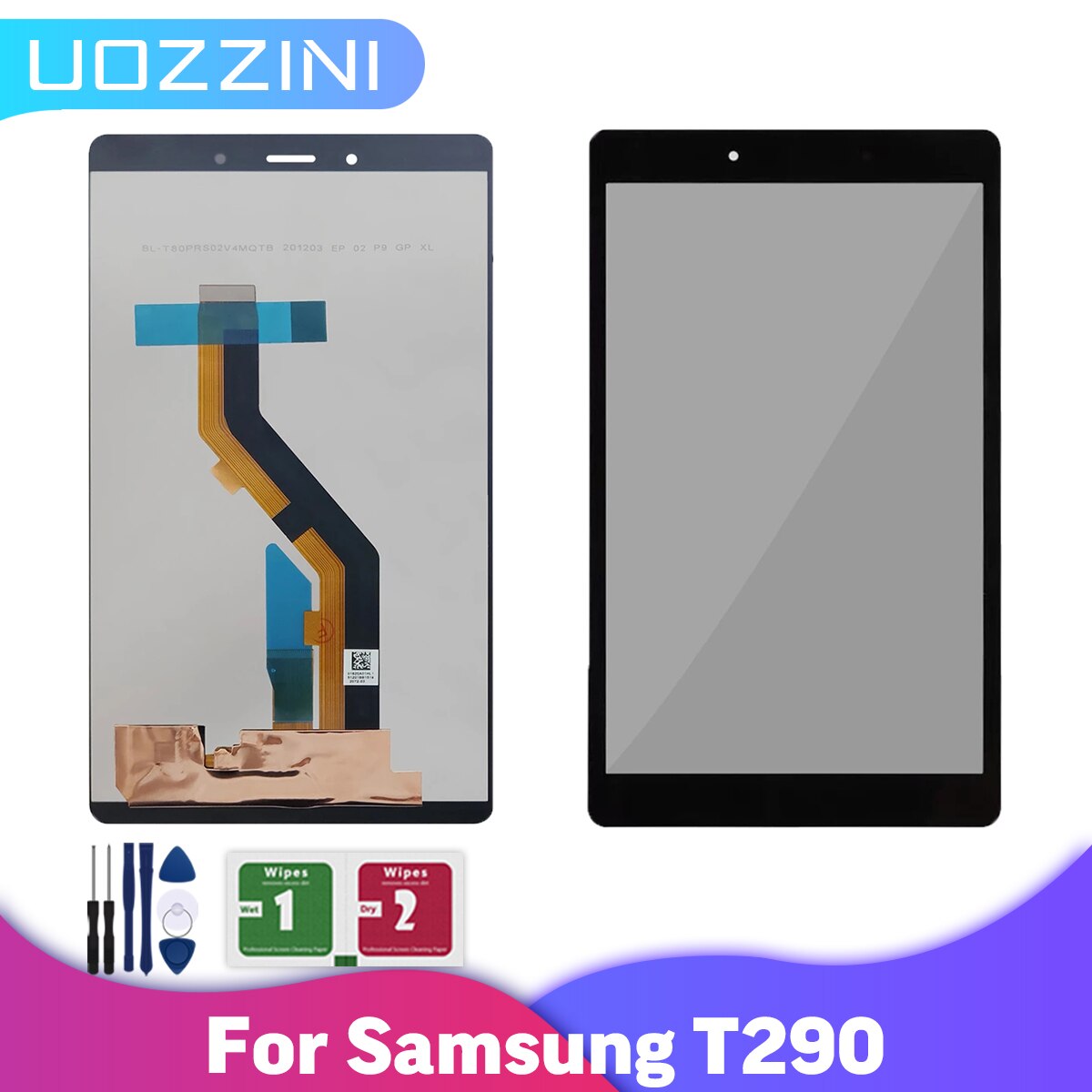 Lcd Of Touch 8 Inch Voor Samsung Tab Een 8.0 SM-T290 SM-T295 T290 T295 Touch Screen Lcd Display Digitizer panel Vergadering + Tool