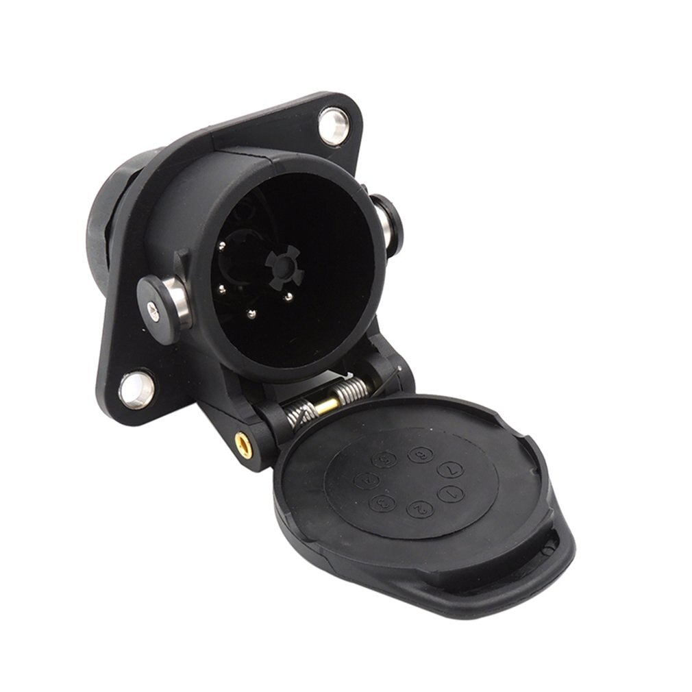 5-Way RV Connector Tester Car Truck Trailer Socket Car Connection Tester RV Blade Electric Wiring Adapter