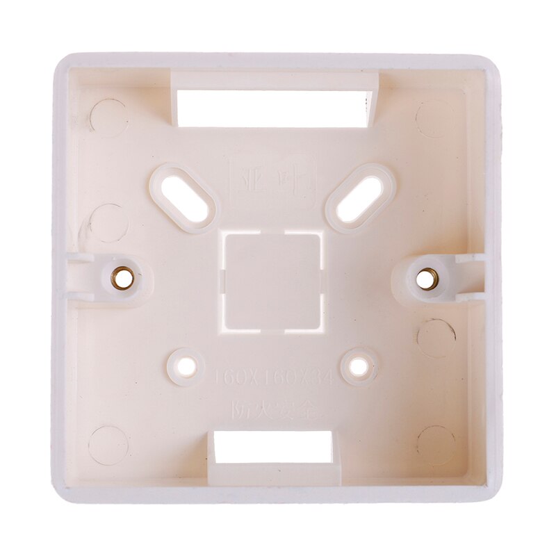 1PC Junction Box 86 Type Switch Socket Base Outfit Junction Box Surface Mount Bottom Box