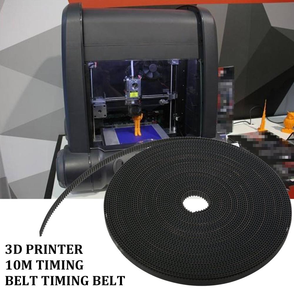 Correa dentada de 10M GT2 + 10 poleas de engranajes para impresora RepRap 3D cinturones CNC 7mm accesorios de polea