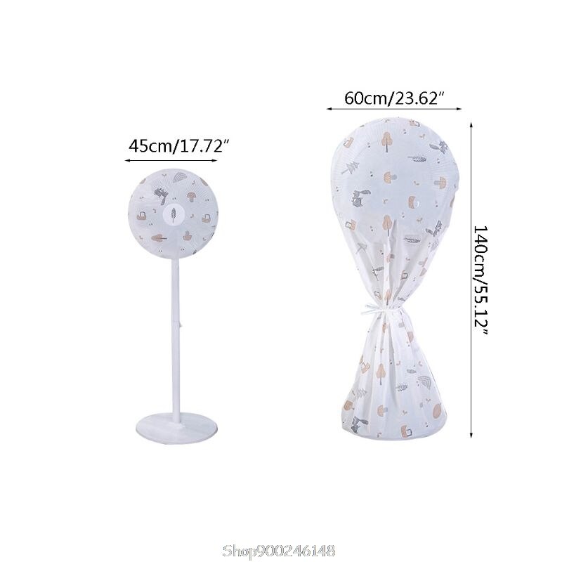 Electric Fan Dust Cover Guard Dust Proof Protector Case Storage Bag Protective Cap Home Organizer S18 20