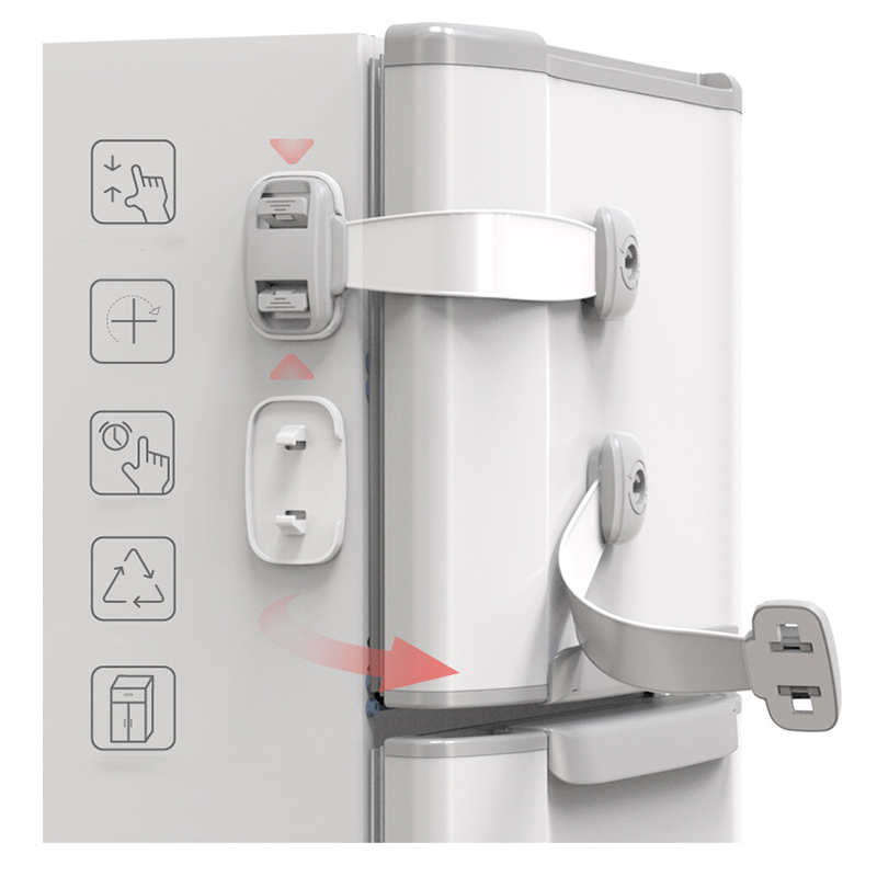 1/3/4 stks/partij Baby Veiligheid Lade Deurslot Multifunctionele Kind Bescherming Anti-Pinch Kast koelkast Veiligheid Gesp Plastic