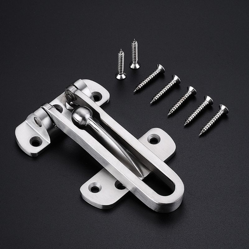 Stainless Steel Hasp Latch Lock Door Chain Anti-theft Clasp Padlock for Home Kit 85DA: typ7