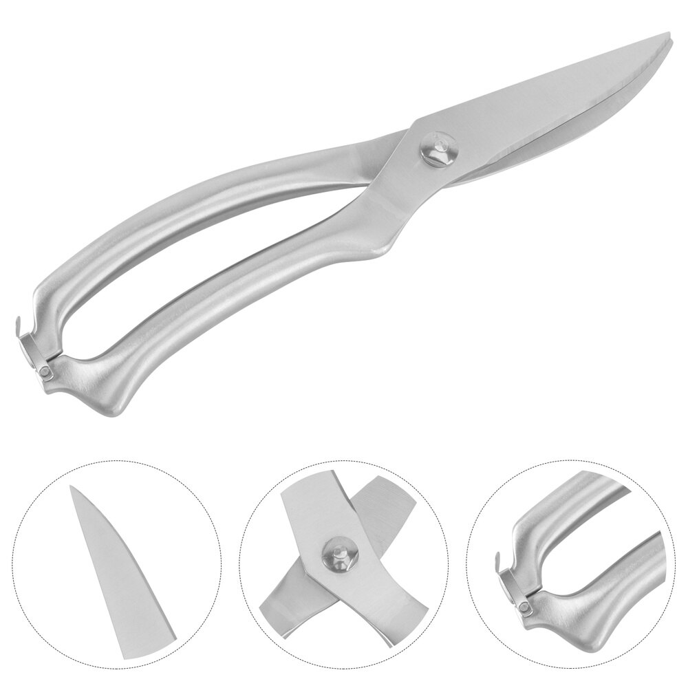 Stainless Steel Multifunction Kitchen Scissors Cut any Bone & Meat Ultra Sharp for Poultry Fish Lobster Vegetables and BBQ