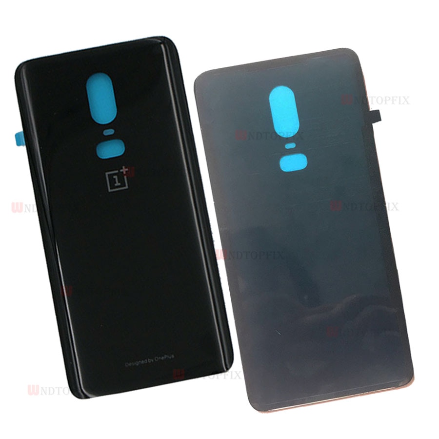 Vetro originale A6000 per OnePlus 6 7 Pro coperchio batteria posteriore sportello vetro posteriore per Oneplus 6T coperchio batteria 1 + 6 custodia + colla