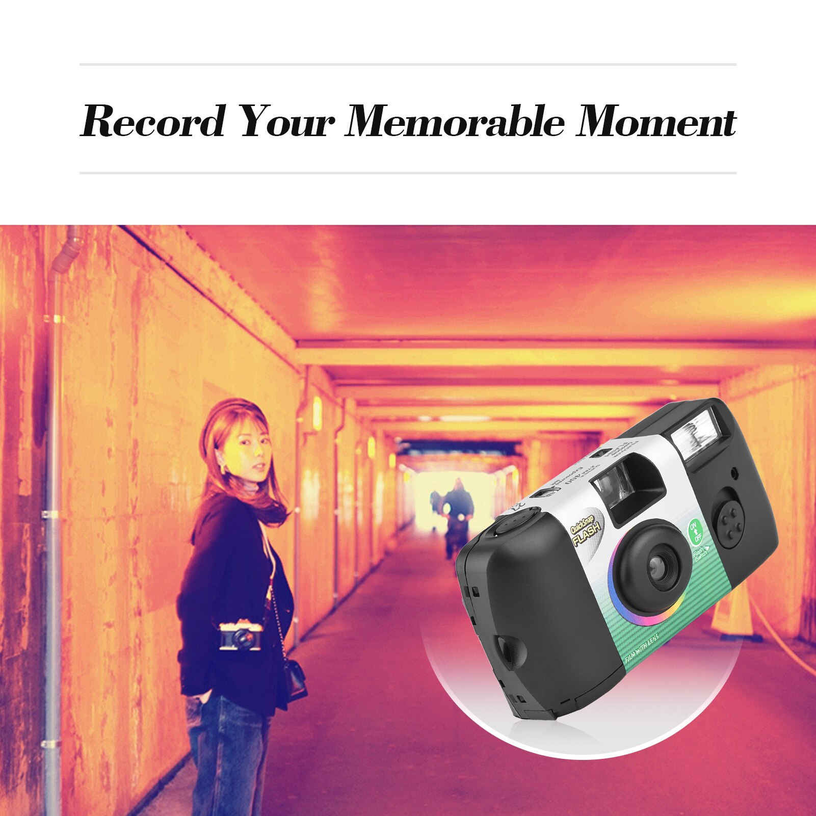 Fujifilm Quicksnap Flash Superia X-TRA 400 Wegwerp Camera Enkele Gebruik Camera Met Flash (27 Belichtingen)