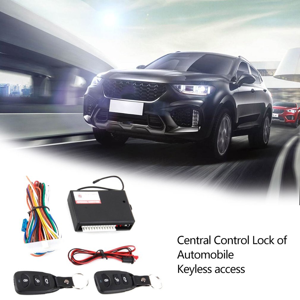 Car Central Control Lock Keyless Entry Keyless Entry Remote Control Switch Lock With Open Tail Box Dual Remote Control