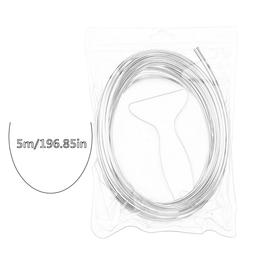 5 Meter Auto Interieur Verlichting Auto Led Strip Guirlande El Wire Rope Tube Line Flexibele Neon Licht Auto Decoratieve Verlichting