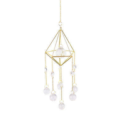 Crystal Wind Chime Suncatcher Prism Rainbow Light Chaser Garden Hanging Window Terrace Pendant Home Decoration: 49