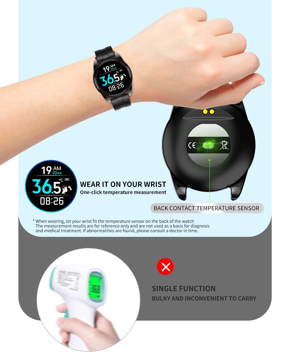 Lynwo  bt01 kroppstemperaturdetektering i realtid tim blodtryck  o2 monitor flera rattar  ip68 smarta armband