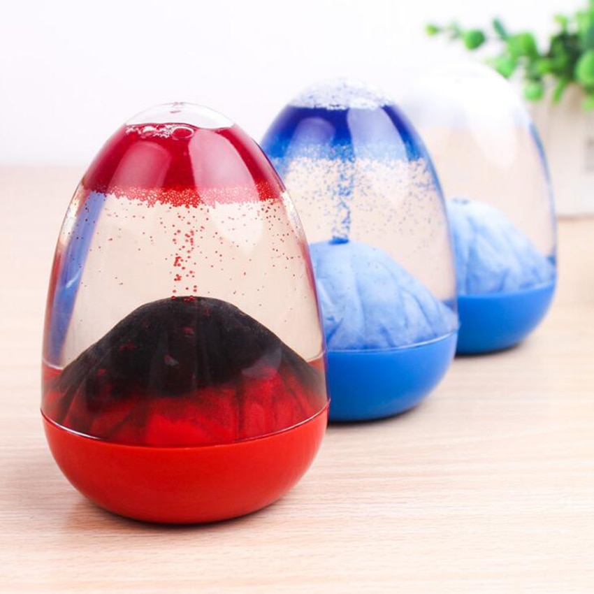 Movement Liquid Hourglass Volcano Oil Sandglass Home Decor Craft Glass Ornaments Sand Timer Christmas Valentine