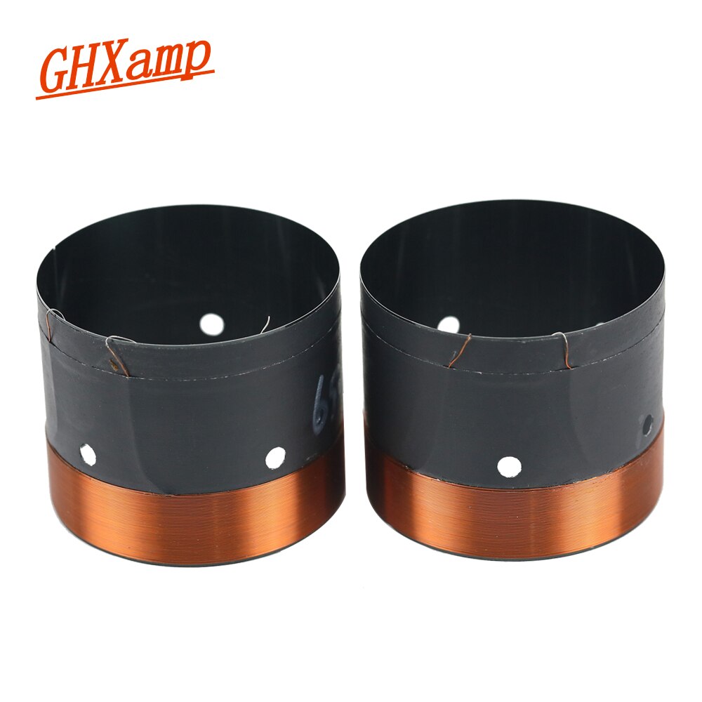 GHXAMP 65.5 Core Bas Spreekspoel Zwart Aluminium Met Geluid Air Outlet Gat Voor 10 inch-15 inch Subwoofer Speaker 6.2 OHM