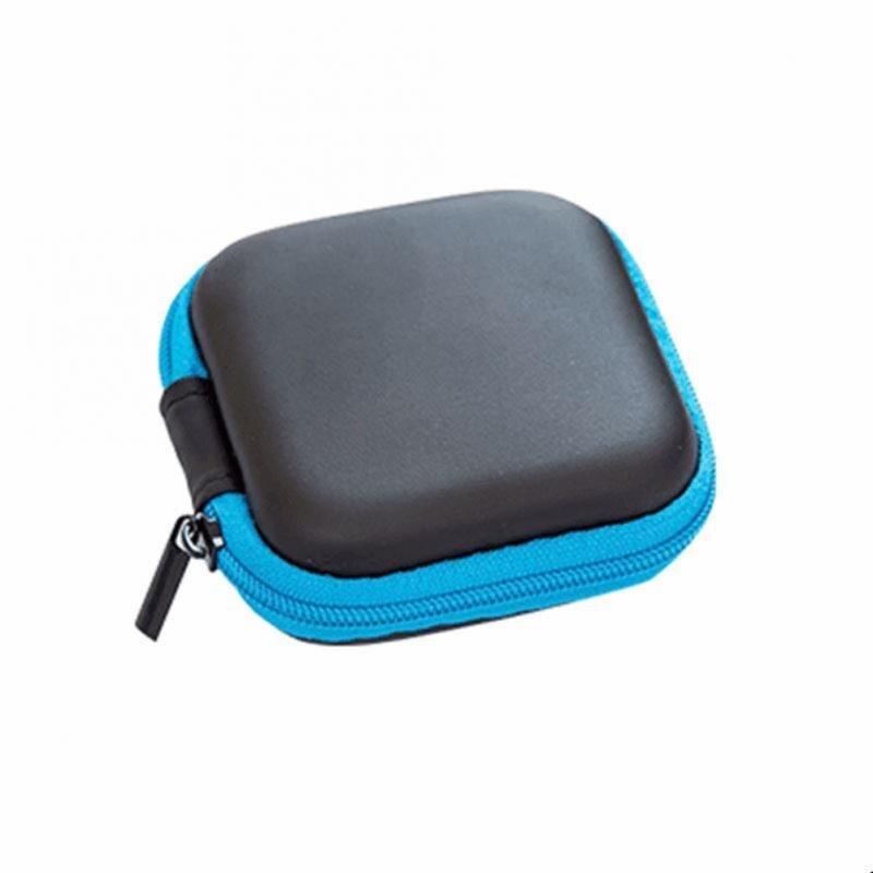 Draagbare Oortelefoon Case Mini Rits Vierkante Opbergdoos Voor Oortelefoon Oordopjes Geheugenkaart Usb Kabel Hoofdtelefoon Accessoires: 01