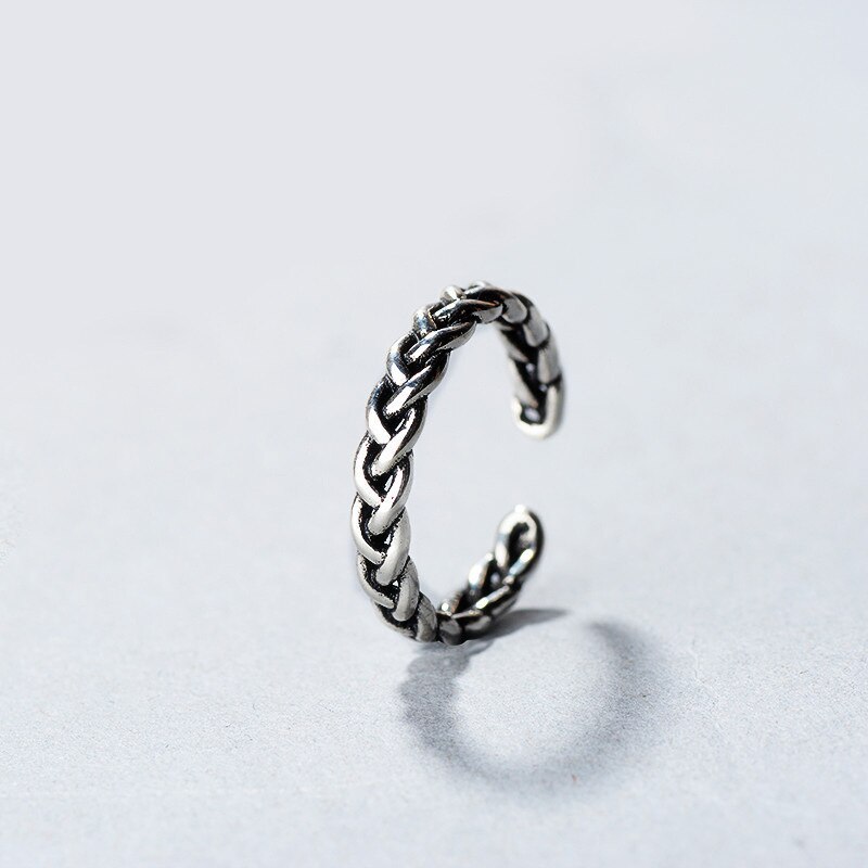 Persoonlijkheid Gothic Vintage Kettingen Ringen Voor Vrouwen Bridal Wedding Engagement Punk Verstelbare Antieke Ringen Rock Sieraden