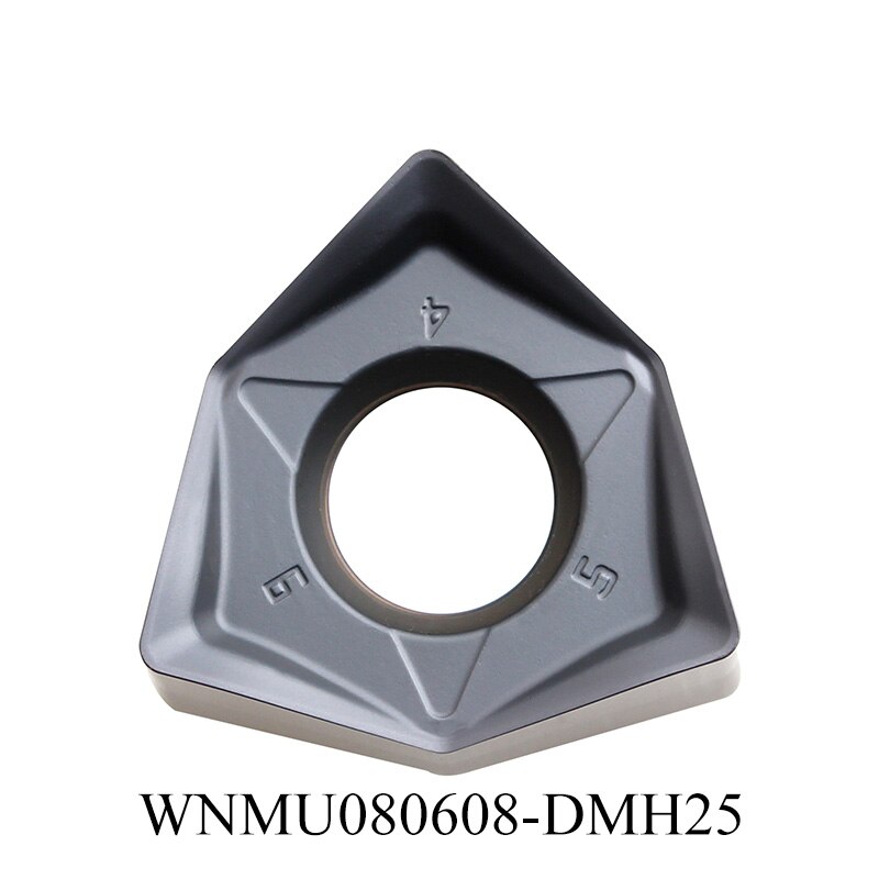 WNMU080608 WNMU040304 carbure Inserts outil de coupe, lames de couteau, tour, visage, outils de coupe, Machine pour l&#39;acier Al MFWN90: WNMU080608-DMH25