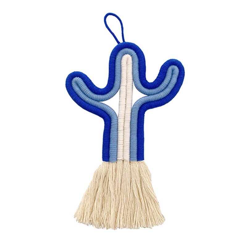 INS Handgemachte Kindergarten Decor Macrame Hängen Wand Dekor Kaktus Ornamente Kinder Bett Room Decor Baby Baby Foto Requisiten Home Decor: S11