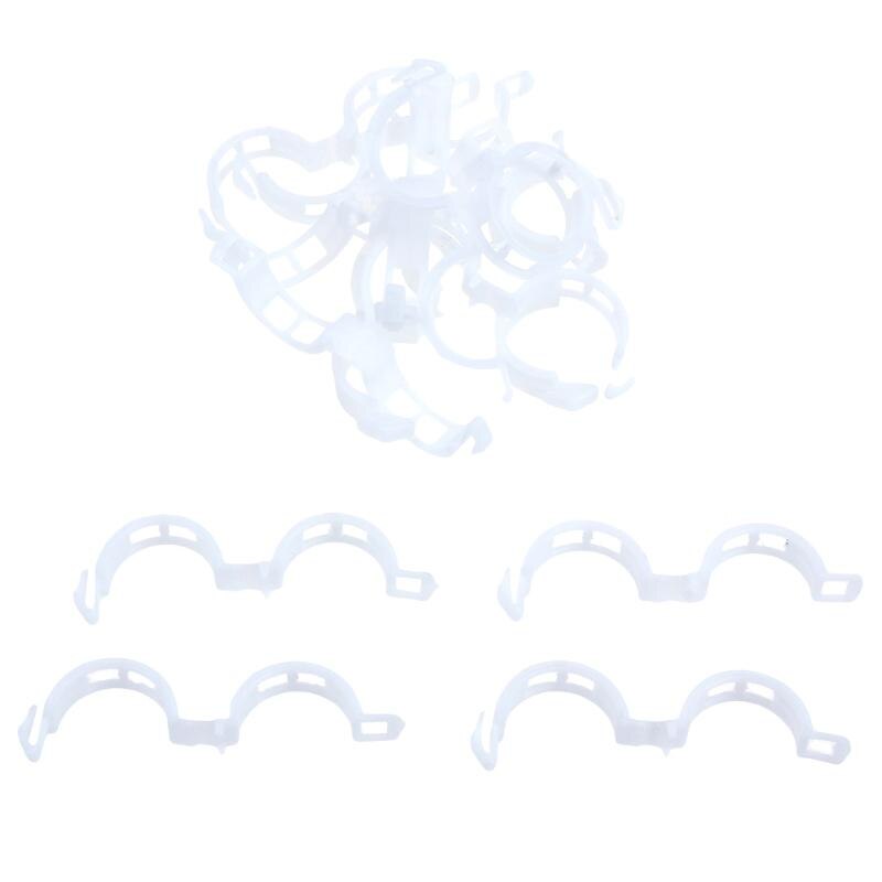 200pcs Tomato Veggie Garden Plant Support Clips for Greenhouse Garden Plant Clip Durable 30mm Plastic Plant Clip