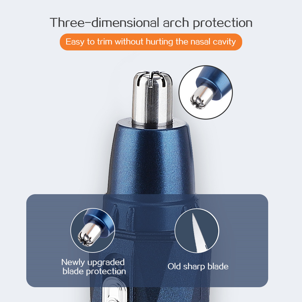 Nose Hair Haircut Ear Clippers Beard Shaving and Care Trimmer Ears Removal Hairs Men Eyebrow Cleaning Tool Male Epilator Clipper