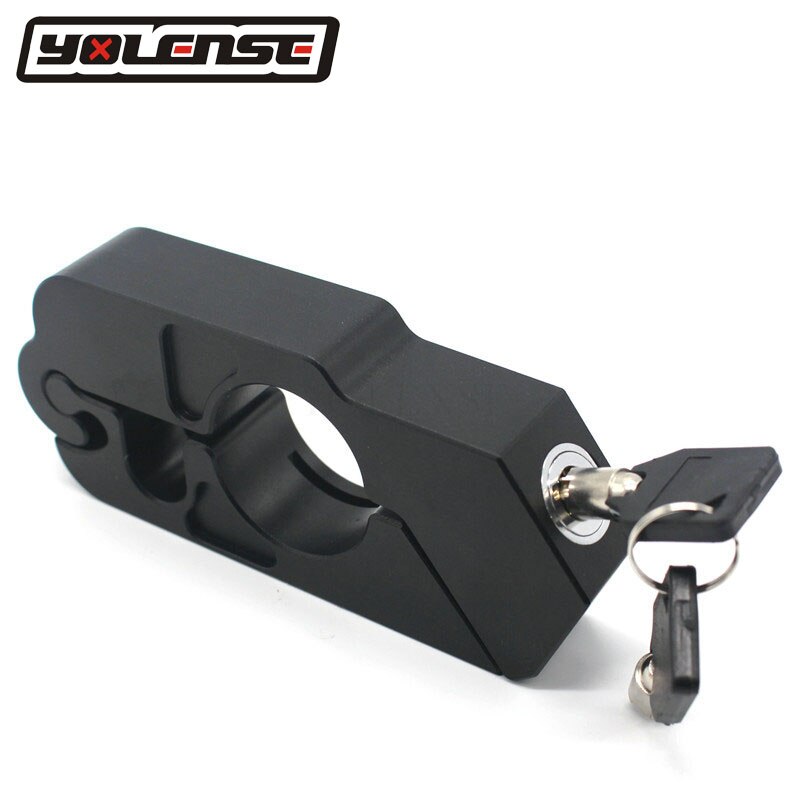 Verrou de guidon pour Ducati Monster 696 848 1098 821, accessoires de sécurité pour freins ATV et Protection contre le vol: Black
