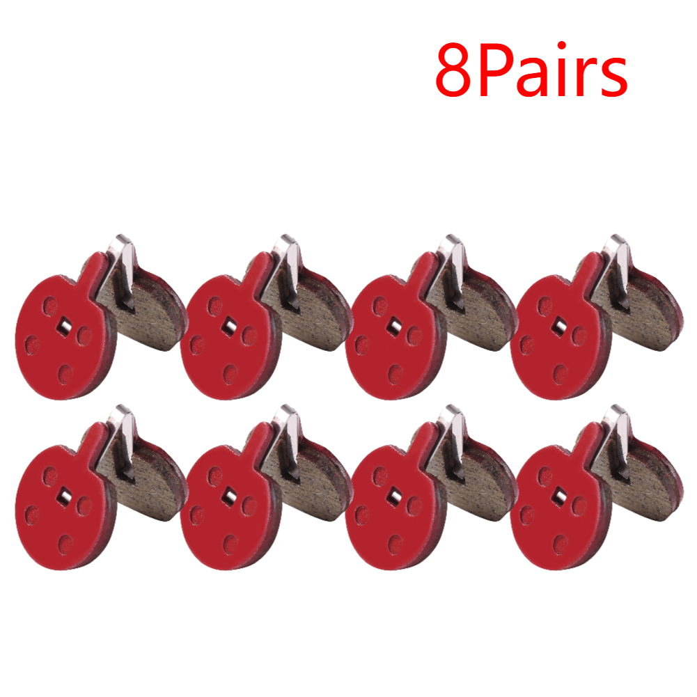 Pastillas de freno hidráulicas universales para bicicleta de montaña, piezas de bicicleta de montaña, pastilla de freno de disco de resina orgánica, accesorio para bicicleta, 1-20 pares: Morado