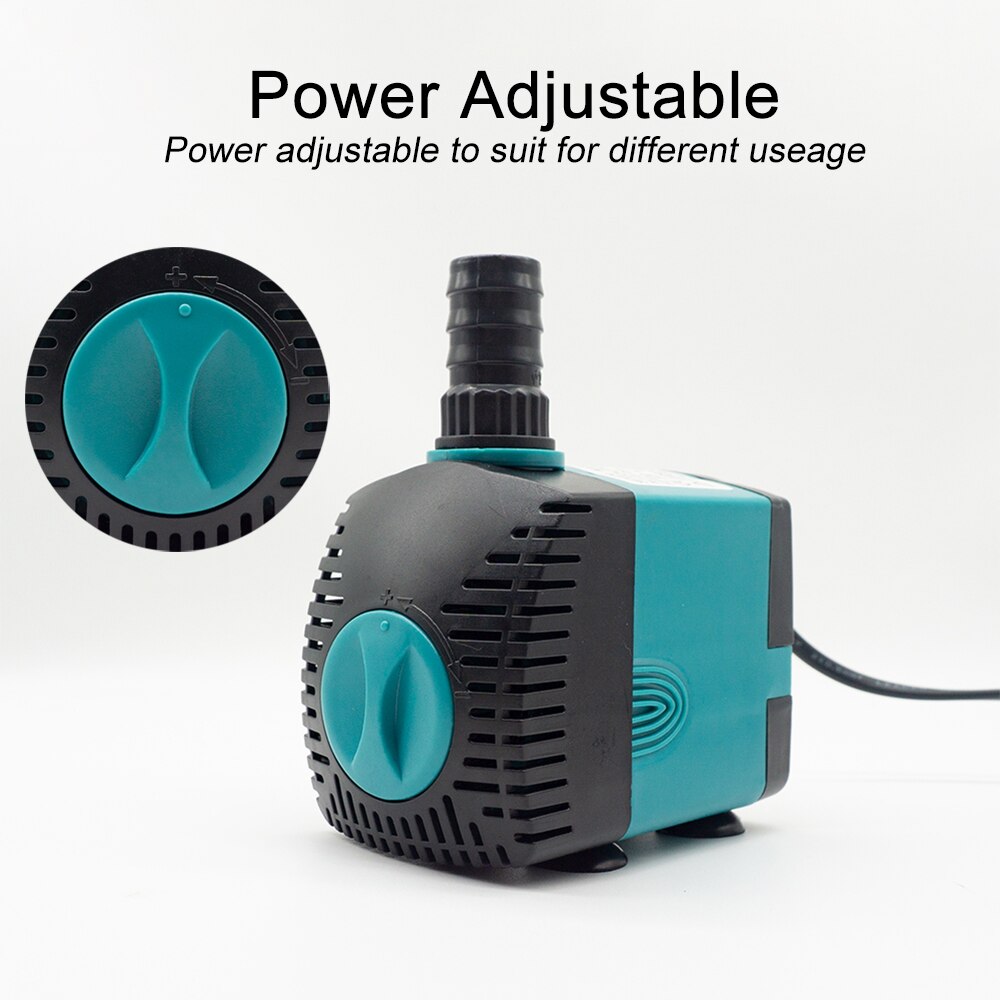 Ultra-Quiet Submersible Water Fountain Pump Filter Fish Pond Aquarium Water Pump Tank Fountain 220V-240V 3W 6W 10W 15W 25W