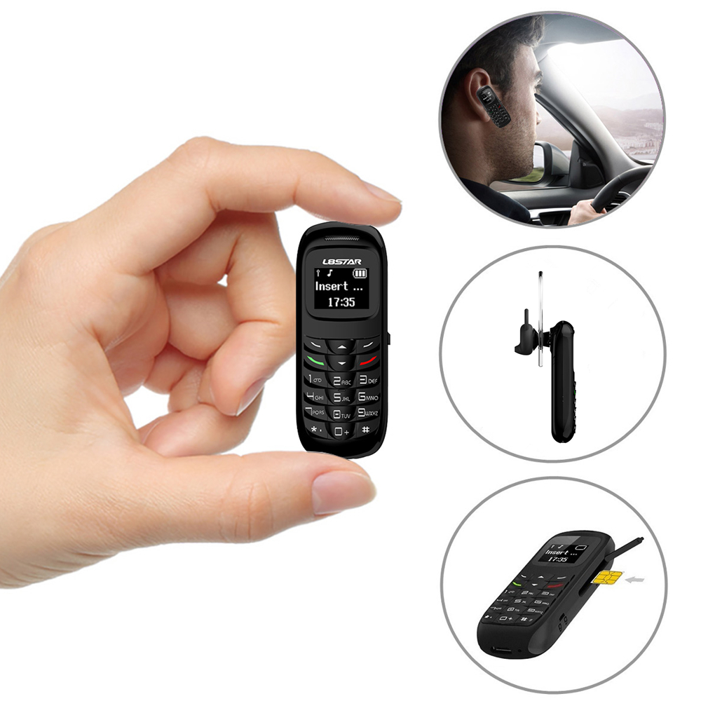 L8Star – Mini téléphone portable GTStar BM70, 0.66 pouces, bluetooth, débloqué, écouteur, appel, carte SIM unique