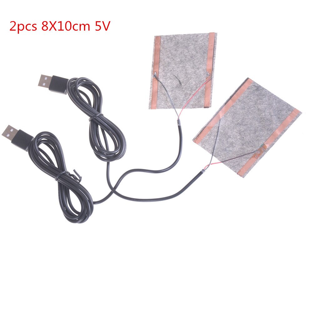 1/2Pcs 2-12V Winter Outdoor Thermal Warm Mittens Heater for Gloves Pad Gloves Heated Pads Electric Heating Element