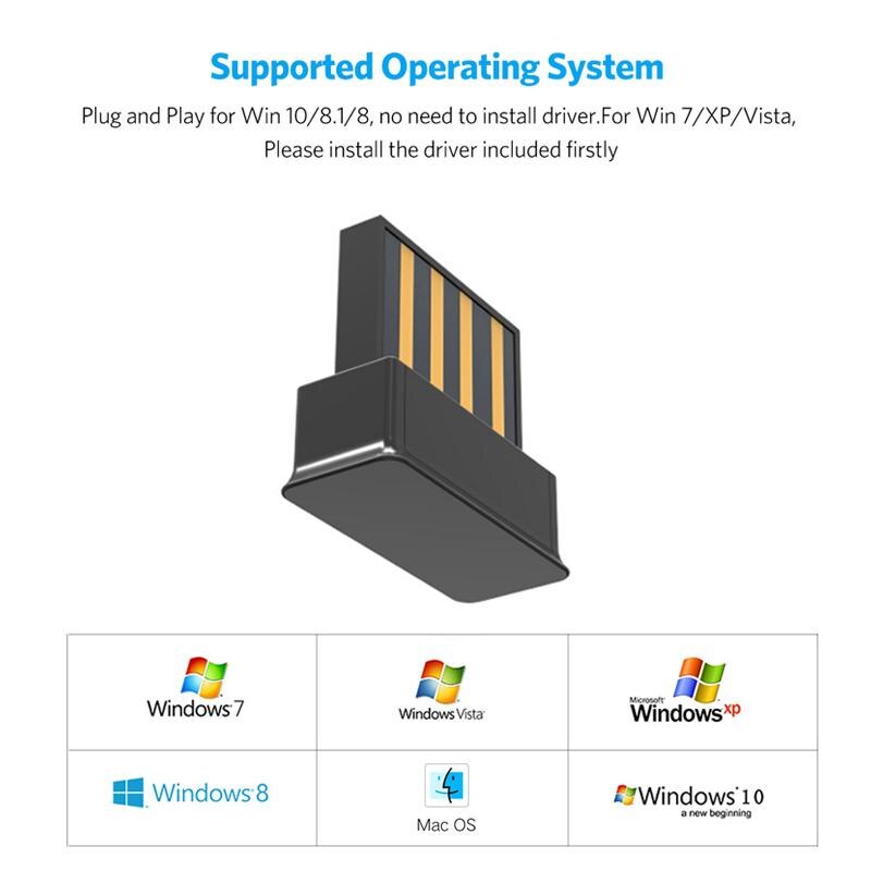 Bluetooth アダプタミニ Bluetooth 4.0 受信機の Bluetooth ドングルのサポート Winows 7/Linux Vista の Mac OS のタブレット Pc r20
