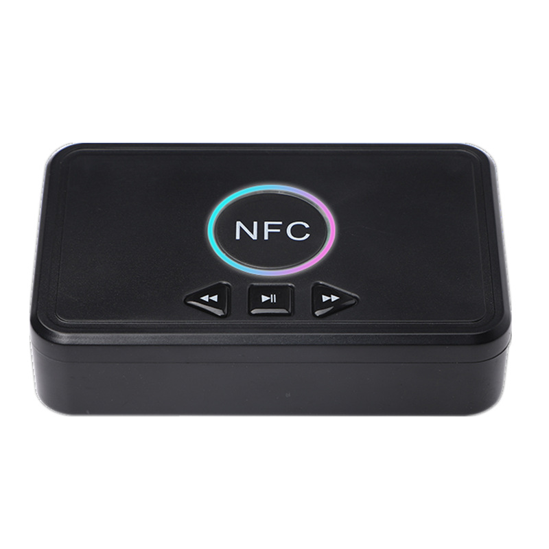 Nfc Bluetooth 5.0 Ontvanger Zender 3.5Mm Aux Jack Audio Adapter Ondersteuning U Disk Muziek Spelen Voor Pc Tv Luidspreker