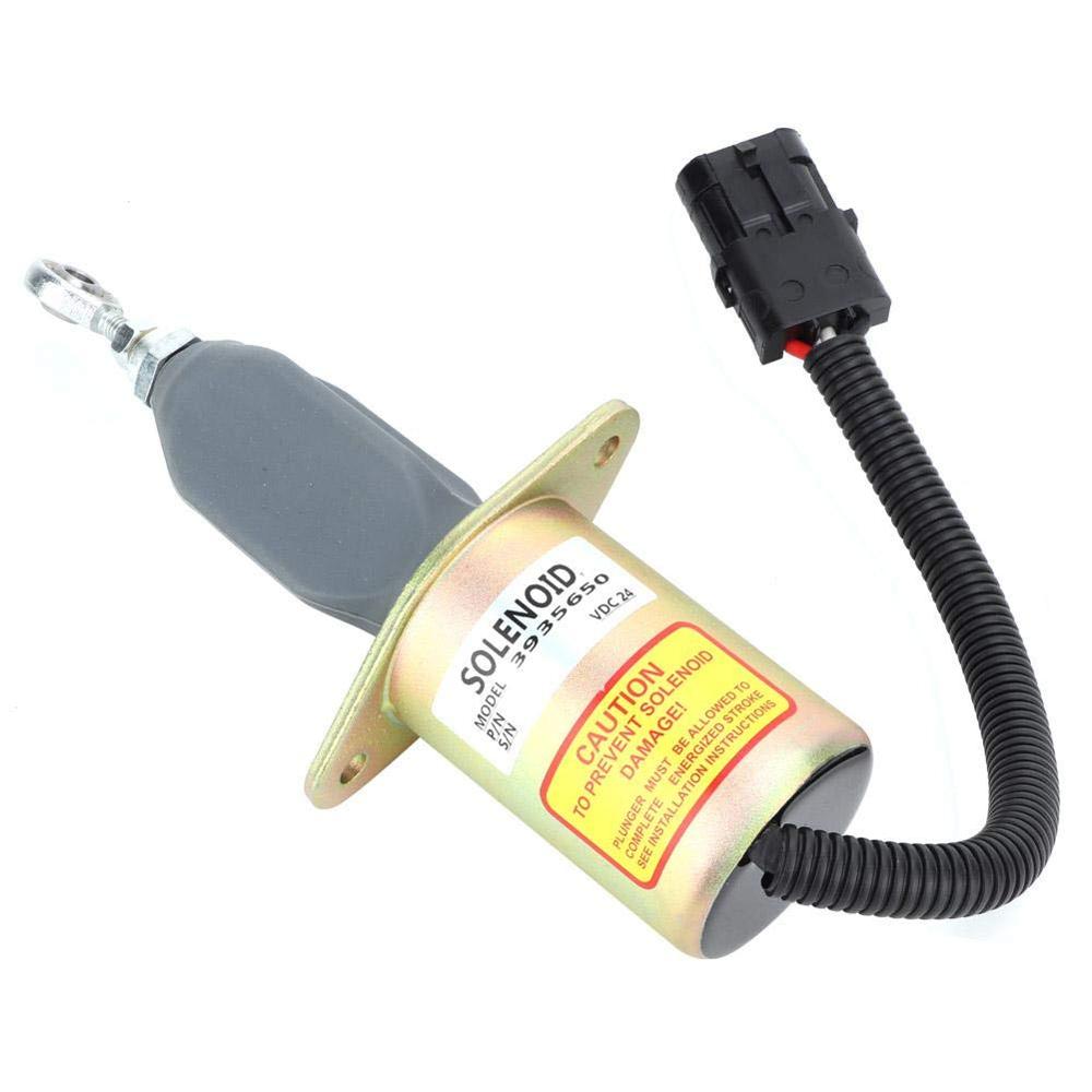 3935650 Diesel Magneetventiel, 24V Motor Uitschakeling Stopmagneet Vervanging Kit Fit voor SA-4764-24
