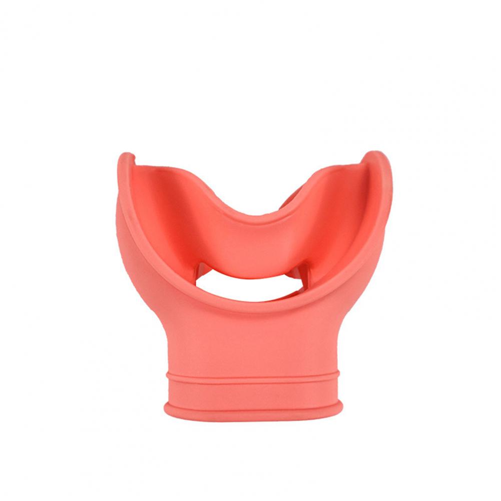 Boquilla de buceo de silicona sin BPA, boquillas subacuáticas para snorkel profundo, regulador de snorkel, accesorios para boquilla: Rosa