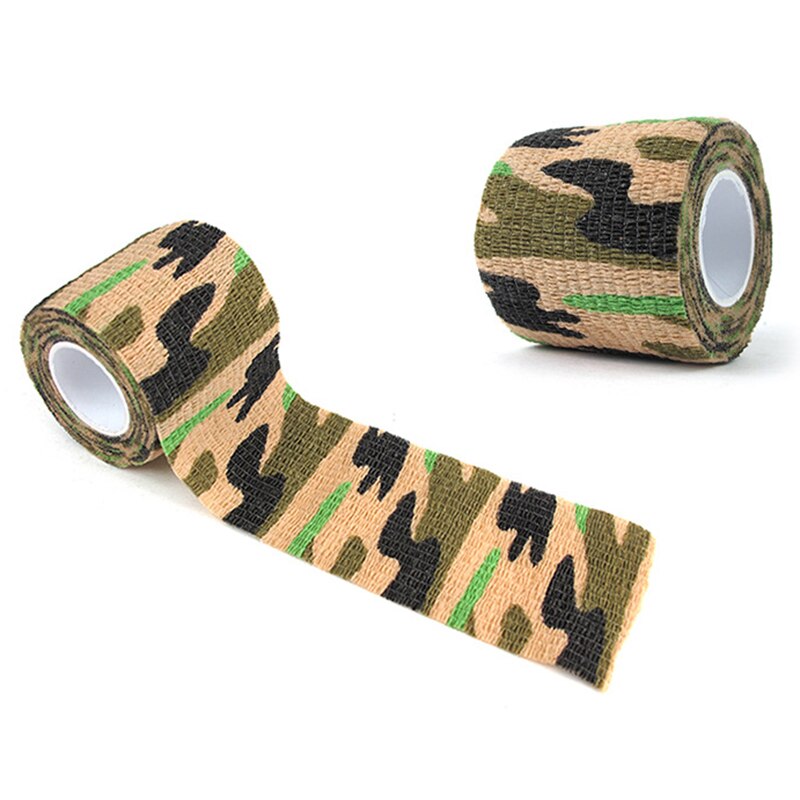 Bande de Camouflage adhésif Camouflage furtif chasse furtif ruban Non-tissé rétractable retenant le ruban Non tissé rétractable en plastique