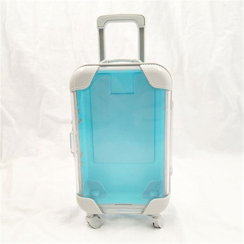 cute suitcase luggage eyelash packaging for mink lashes: only 5 lash box / 5