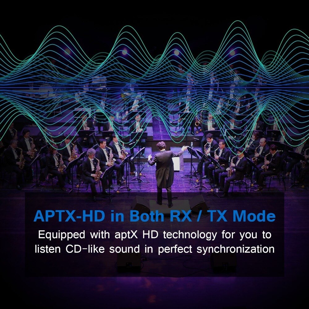 CSR8675 Bluetooth Absender 5,0 APTX HD Adapter 3,5mm/SPDIF/Digital optisch Toslink für Auto Lautsprecher, bluetooth Audio- Empfänger