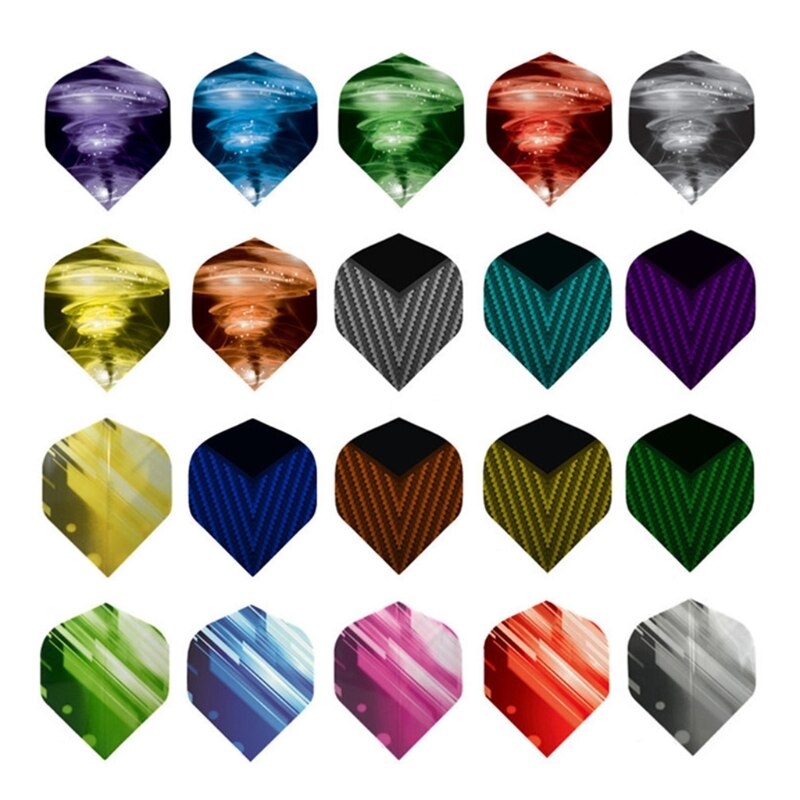 Deetenks 110-teiliges Dart Flights Set - 22 Verschi Produktbild-Vorschau 2