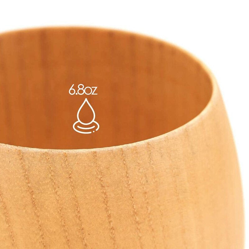 Houten Yerba Kalebas Mate Thee Set Handgemaakte Natuurlijke Hout Koffie Water Mate Cup Met Lepel Stro Bombilla Borstel 200Ml