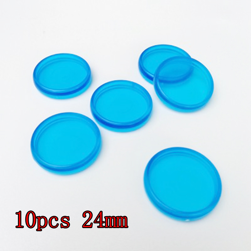 10Pcs Colorful Plastic Disc Binding Ring Loose Leaf T Mushroom Hole Arc Binding Book Rings for DIY Notebook Binder Office Supply: blue 10pcs2.4mm