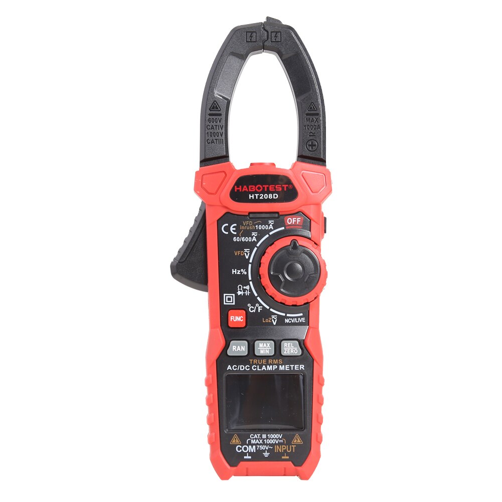 Digitale Stroomtang True Rms Multimeter Klem Ampèr... - Grandado