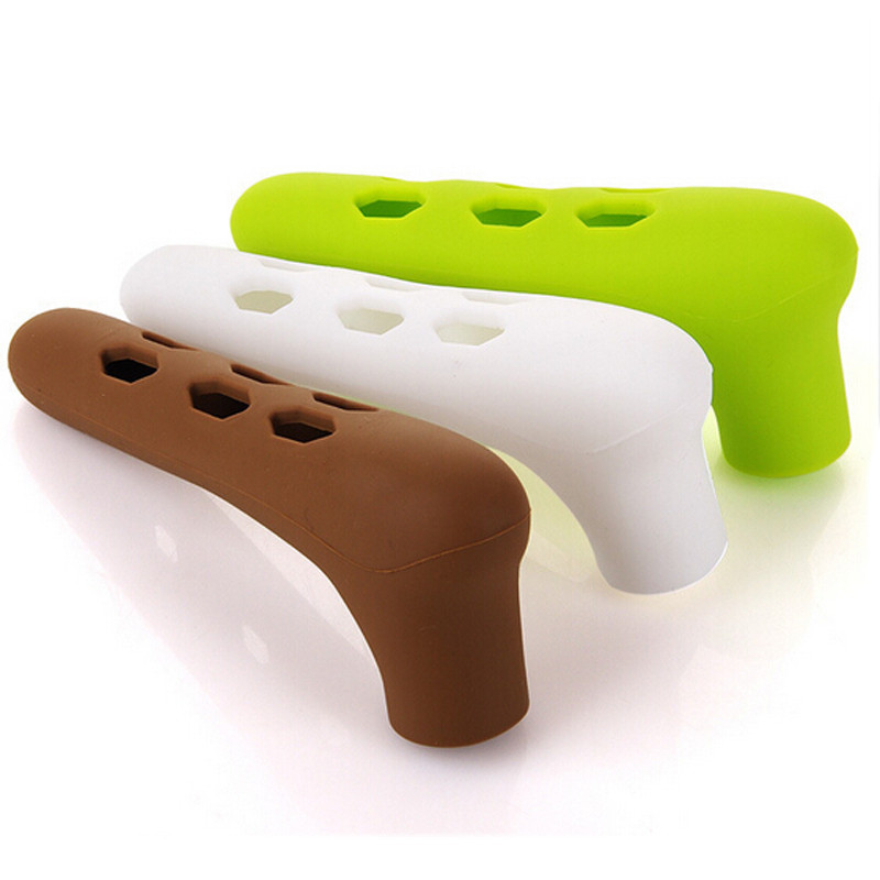 Le bouton de porte en Silicone souple couvre la poignée de porte de sécurité housse de protection pour la chambre de bébé éviter la Collision