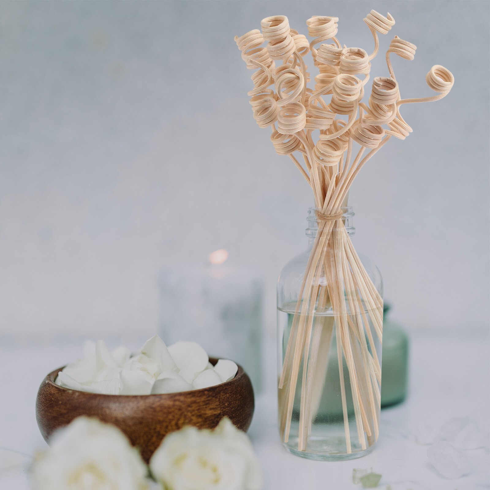 20pcs Reed Diffuser Replacement Stick Fragrance Aroma Oil Diffuser Rattan Rod Sticks Air Freshener Home Decoration